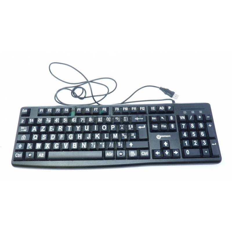 Geemarc AZERTY Keyboard Standard Large Character Keyboard