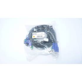 Generic KVM Cable MC3300-2M VGA HD15 M/M - MD6/MD6 M/M - 2m