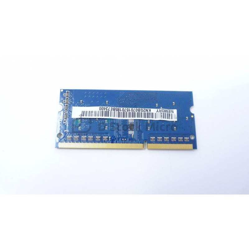 Barrette RAM Kingston 8Go DDR3 So-DIMM – PC3L-12800U, 1Rx16, Pour PC Portable