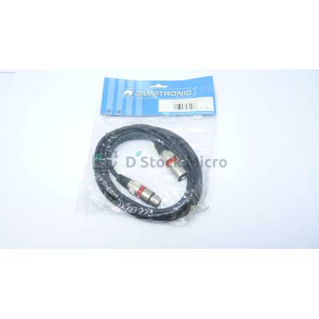 dstockmicro.com Omnitronic MC-30 audio cable - XLR (m) - XLR (f) - 3m