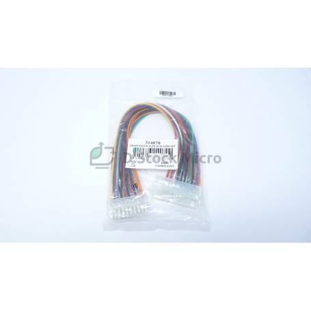 dstockmicro.com ATX 20-Pin M to 24-Pin F Power Adapter Cable - 314070