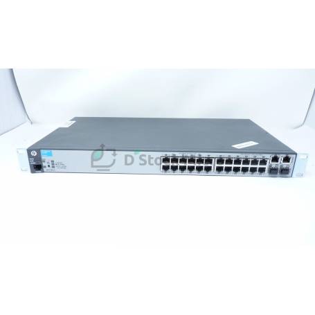 dstockmicro.com HP 2620-24 / J9623A Managed Switch - 24 x 10/100 + 2 x 10/100/1000 + 2 x SFP - Rackable