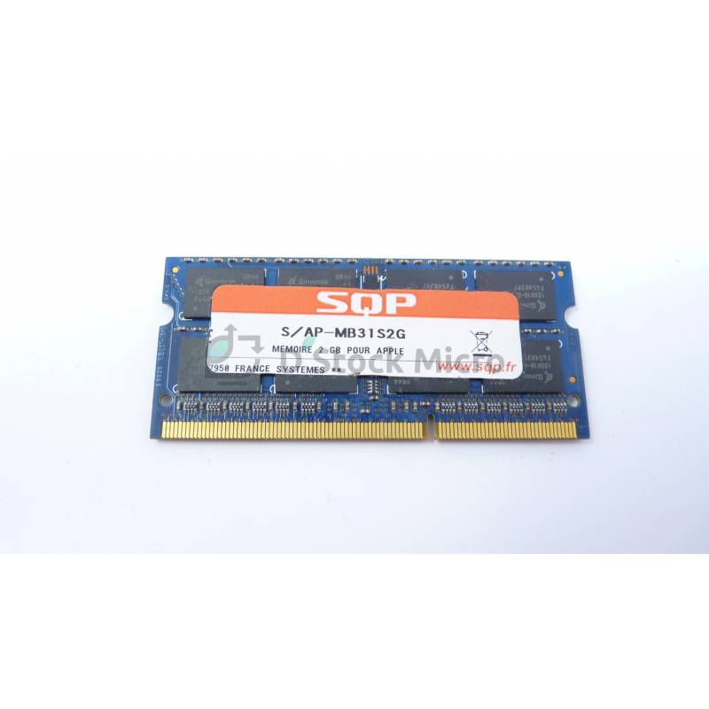 Barrette Mémoire RAM Nanya 2 Go DDR3 1066 MHz PC3-8500S SODIMM - Occasion Fonctionnelle