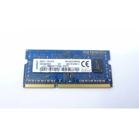 dstockmicro.com Mémoire RAM Kingston MSI16D3LS1MNG/4G 4 Go 1600 MHz - PC3-12800S (DDR3-1600) DDR3 SODIMM