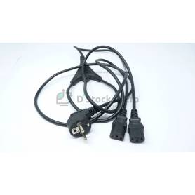 Power splitter cable 2x IEC C13 to CEE 7/7 socket (Type E, Type F)
