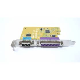 DELL 0YCJ65 serial (RS232 DB9) and parallel (DB-25) expansion card - PCI-e