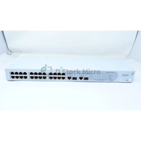 dstockmicro.com Switch 24 ports 10/100 + 2x10/100/1000 Mbps 3Com Baseline Switch 2226 Plus / 1647-510-150-3.00