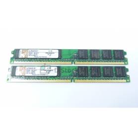 RAM Memory KINGSTON KVR667D2N5K2/2G 2 GB Kit (2 x 1 GB) 667 MHz - PC2-5300 (DDR2-667) DDR2