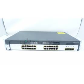 Switch Cisco Catalyst 3750, format rackable 1U, 24 ports Gigabit Ethernet / WS-C3750G-24TS-S