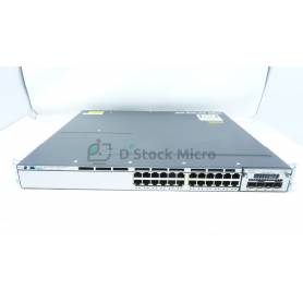 Cisco Catalyst 3750-X Series Switch, 1U rack-mount format, 24 x 10/100/1000 Ethernet ports / WS-C3750X-24T-S V07