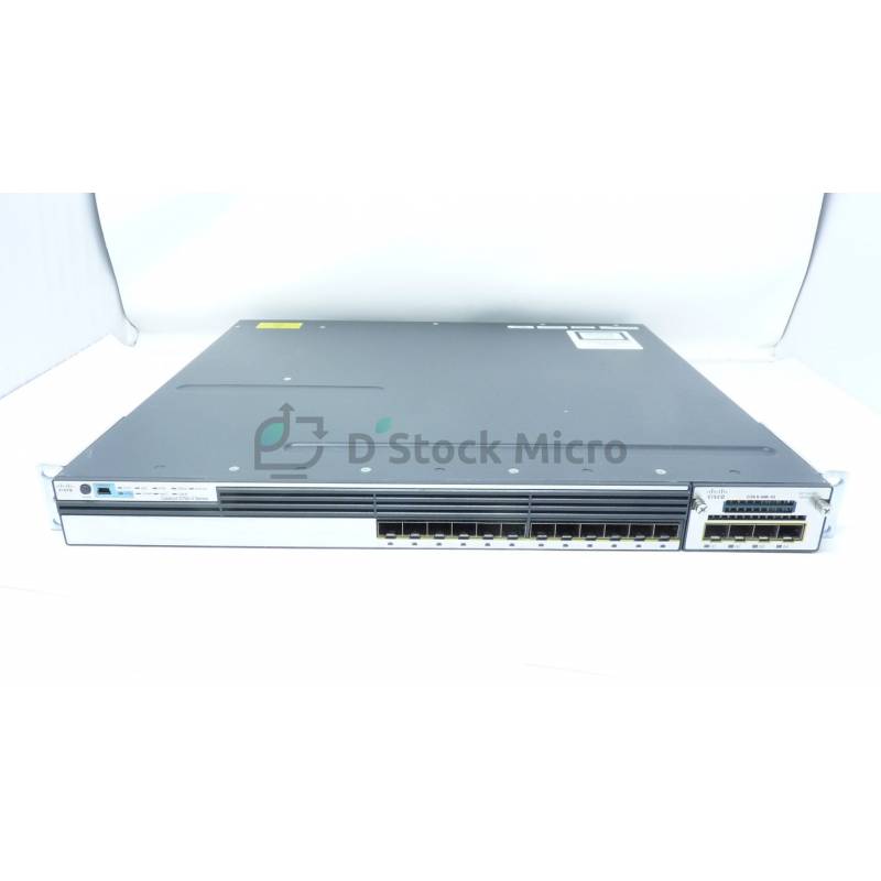 Switch Cisco Catalyst 3750-X Séries, format rackable 1U, 12 x Gigabit ...