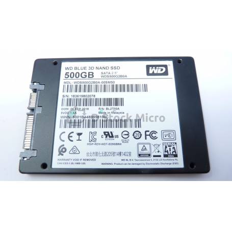 dstockmicro.com Western Digital WDS500G2B0A-00SM50 500GB 2.5" SATA SSD