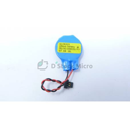 dstockmicro.com Pile BIOS 04W0331 - 04W0331 pour Lenovo ThinkPad 13  (Type 20GJ, 20GK) 