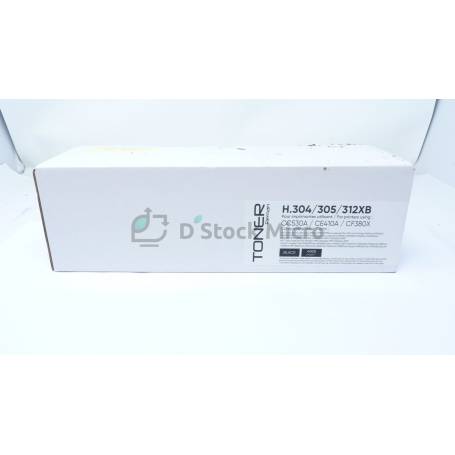 dstockmicro.com Toner Noir H.304/305/312XB - CC530A/CE410A/CF380X pour HP LaserJet Pro 300 Color M351a