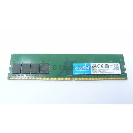 dstockmicro.com Mémoire RAM Crucial CT4G4DFS8213.M8FA 4 Go 2133 MHz - PC4-17000 (DDR4-2133) DDR4 DIMM