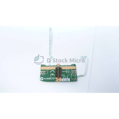 dstockmicro.com Carte Bouton MS-1781D - MS-1781D pour MSI MS-1781 (GT72VR-6RD) 