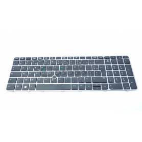Keyboard AZERTY - HPM14N5 - 836623-051 for HP Elitebook 850 G4