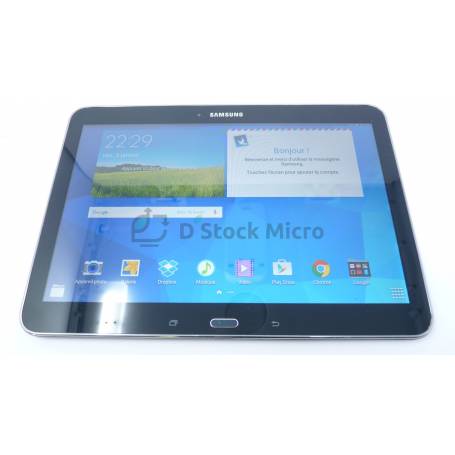 dstockmicro.com Tablette Samsung Galaxy Tab 4 SM-T530 - Noir - 1.5 Go - 16 Go - 10.1" Android 5.0.2 Lollipop