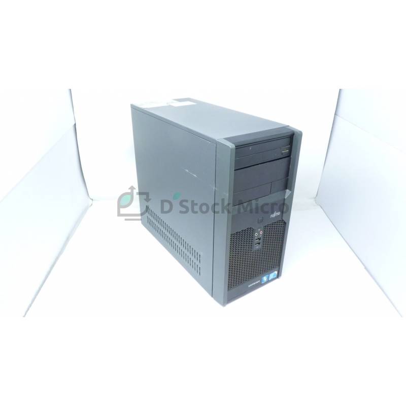 PC Tour Fujitsu Esprimo P2560, Intel E5500, 2Go RAM, 480Go SSD, Graveur, Occasion