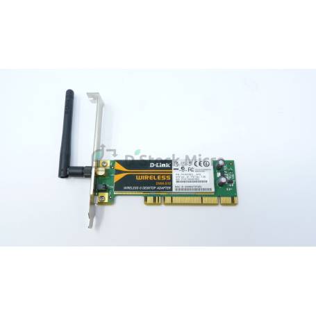 dstockmicro.com D-LINK DWA-510 Wireless G Desktop Adapter wifi card - 54 Mbps - PCI