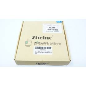 Cadre de montage 12.7mm Zheino X000GY8VKJ pour disque dur 2.5" sur emplacement DVD