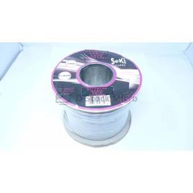 Câble Réseau Ethernet CAT 5e - 100 Mètres, Pour Installation Informatique, Réseau Domestique Ou Bureau