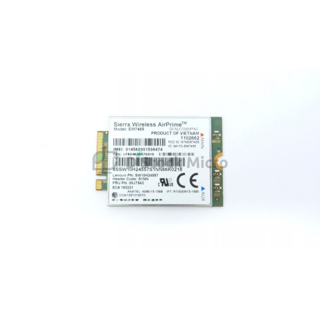 dstockmicro.com 4G card Sierra Wireless AirPrime EM7455 LENOVO Thinkpad X1 Yoga 1ere Gen (Type: 20FR) 00JT542