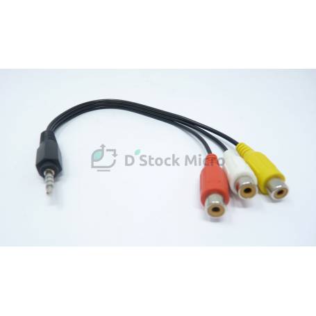 dstockmicro.com Câble adaptateur AV - Jack 3.5mm vers 3 RCA