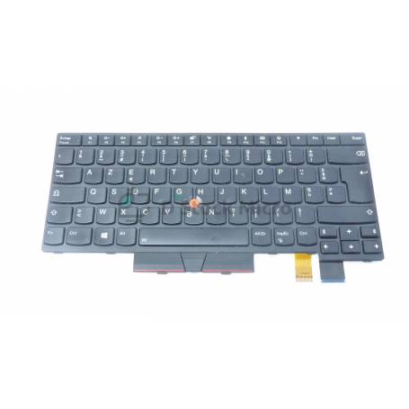 dstockmicro.com Keyboard AZERTY - SN5360BL1 - 01HX470 for Lenovo T480 (Type 20L5, 20L6)