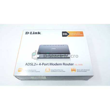 dstockmicro.com D-LINK ADSL2+ Router - 4 Ethernet Ports - DSL-2542B