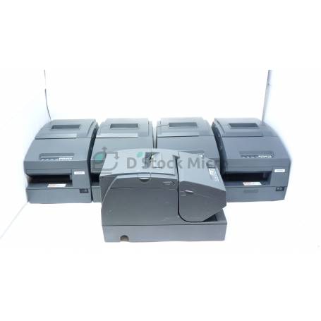 dstockmicro.com Pack of 5 Epson TM-H6000III (034) Thermal POS Printers - M147G - Black