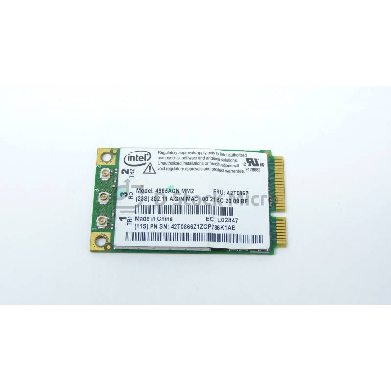 Carte Wi-Fi INTEL 4965AG_MM2 Pour Ordinateur Portable – Testée Et Fonctionnelle – Occasion