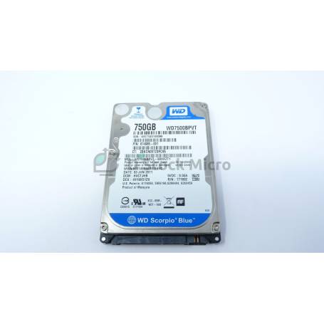 dstockmicro.com Western Digital WD7500BPVT-16HXZT3 750GB 2.5" SATA Hard Drive HDD 5400 RPM