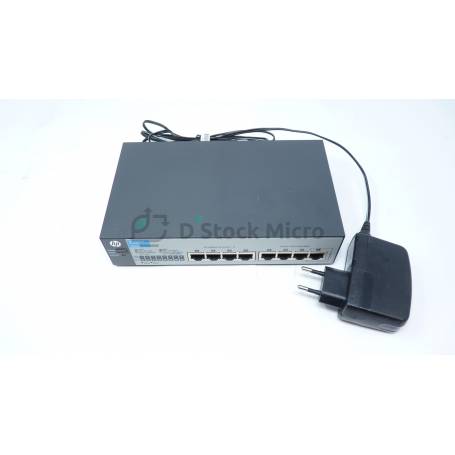 dstockmicro.com HPE 1810-8G / J9800A Switch - Managed - 7x 10/100 + 1 x 10/100/1000