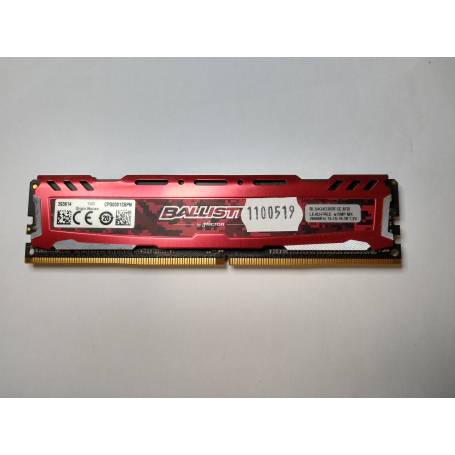 RAM Crucial Ballistix 4GO DDR4 2666MHz PC4-21300 non-ECC 288-Pin DIMM BLS4G4D26BFSE