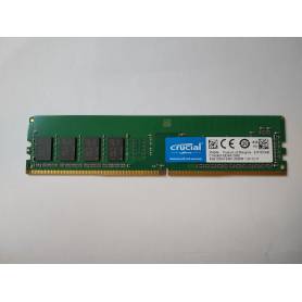 MEMORY STICK Barrette Mémoire RAM Crucial 4GB 1Rx8 DDR4-2400 - CT4G4DFS824A.C8FF
