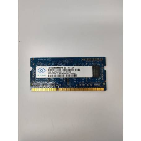 Mémoire RAM NANYA NT2GC64B88B0NS-CG 2 Go 1333 MHz - PC3-10600S (DDR3-1333) DDR3 SODIMM
