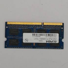 Mémoire RAM ELPIDA EBJ21UE8BDS0-AE-F 2 Go 1066 MHz - PC3-8500S (DDR3-1066) DDR3 SODIMM