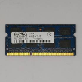 Mémoire RAM ELPIDA EBJ21UE8BFU0-DJ-F 2 Go 1333 MHz - PC3-10600S (DDR3-1333) DDR3 SODIMM