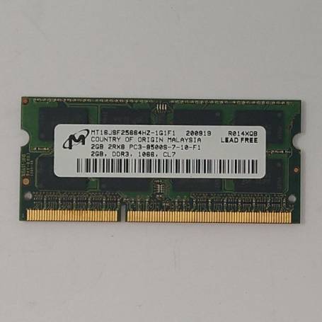 Mémoire RAM Micron MT16JSF25664HZ-1G1F1 2 Go 1066 MHz