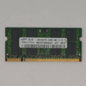 Mémoire RAM Samsung M470T5663QZ3-CF7 2 Go 800 MHz - PC2-6400S (DDR2-800) DDR2 SODIMM