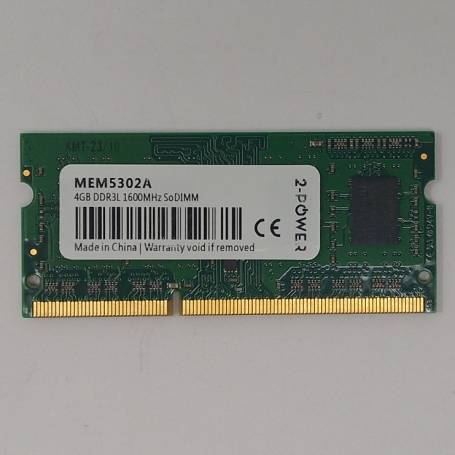 RAM 2-POWER MEM5302A SODIMM 4Go DDR3L 1600Mhz