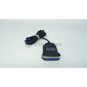 LogiLink AU0003C USB 2.0 à Parallel Centronics (36-pin male) adaptateur, 1,50M