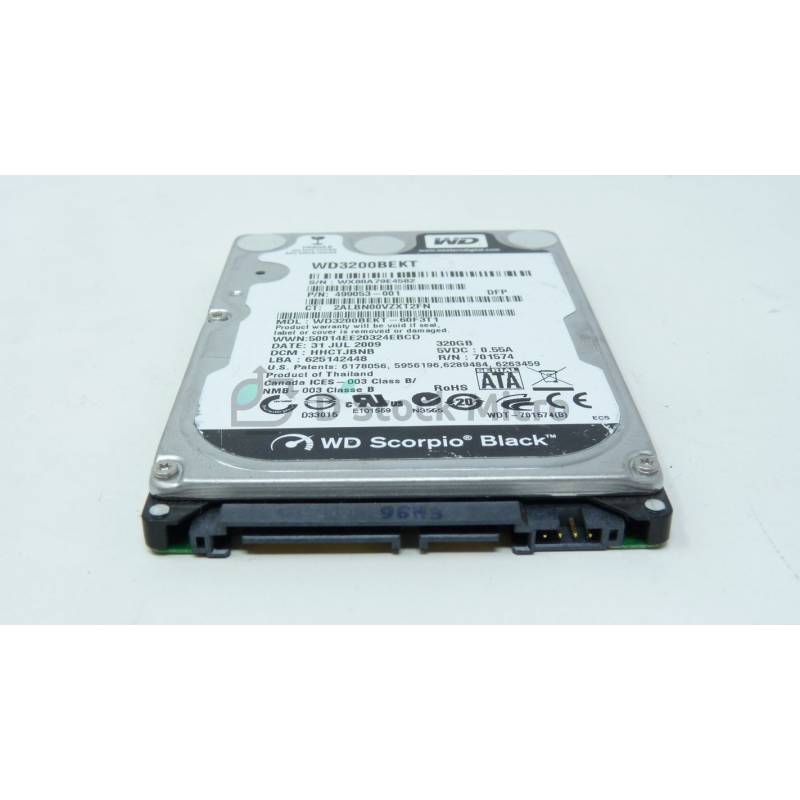 Western Digital 7K500-320 320 Go 2.5" SATA Hard disk drive HDD 7200 rpm