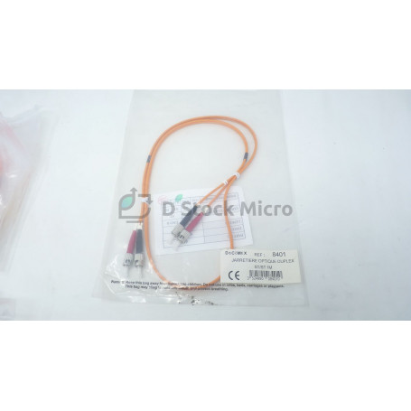 8401 ST / ST duplex fiber optic patch cord 1 meter