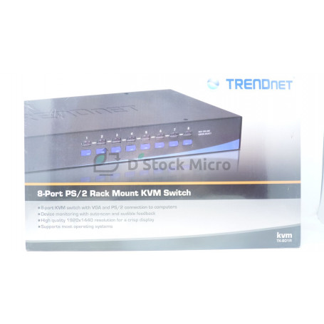 TRENDNET TK-801R 8 Port PS2 / VGA Rack-Mount KVM Switch