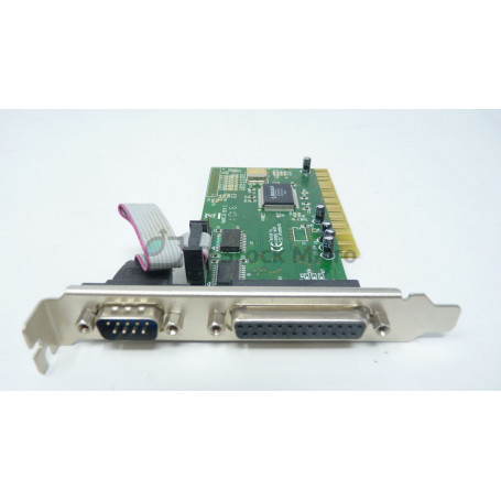 Carte RS232 PCI MOSCHIP FG-PIO9835-2S1P-03-UC01 NM9735 REV C 1 ports parallèle DB-25 1 ports RS232 DB-9