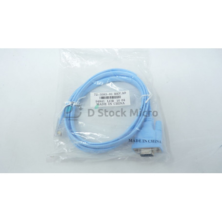 dstockmicro.com Câble Adaptateur DB9F vers RJ-45 CISCO 72-3383-01 120cm Bleu Clair