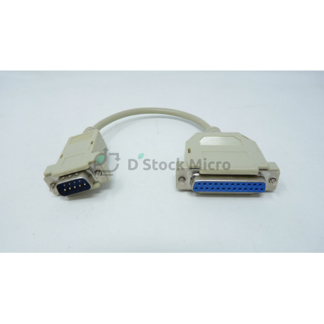 dstockmicro.com Cable générique DB25F vers RS232 DB9M