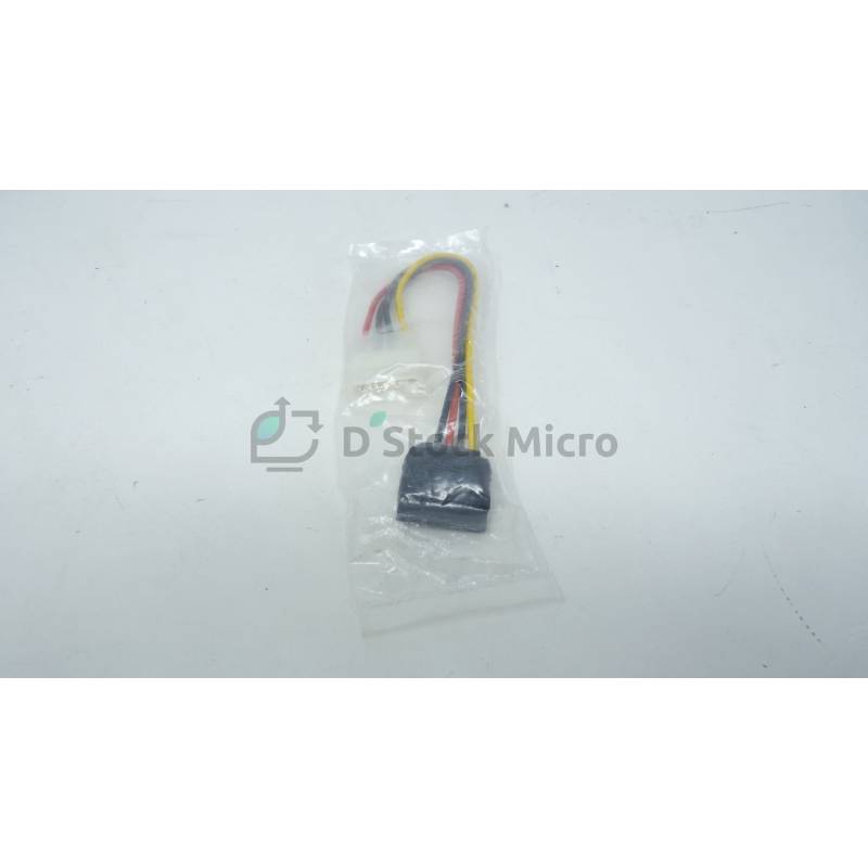 Cable Adaptateur d'alimenation IDE MOLEX 4PINS vers SATA  3801-001300 - FRANCE / - Photo 1/1